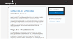 Desktop Screenshot of ortografia.org