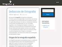 Tablet Screenshot of ortografia.org